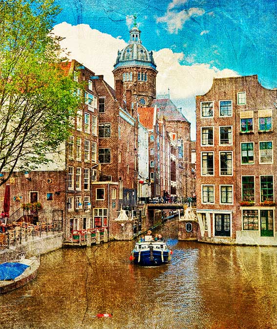 Фотообои "Амстердам", Divino Decor A1-037 / ш*в: 2*2,38 м