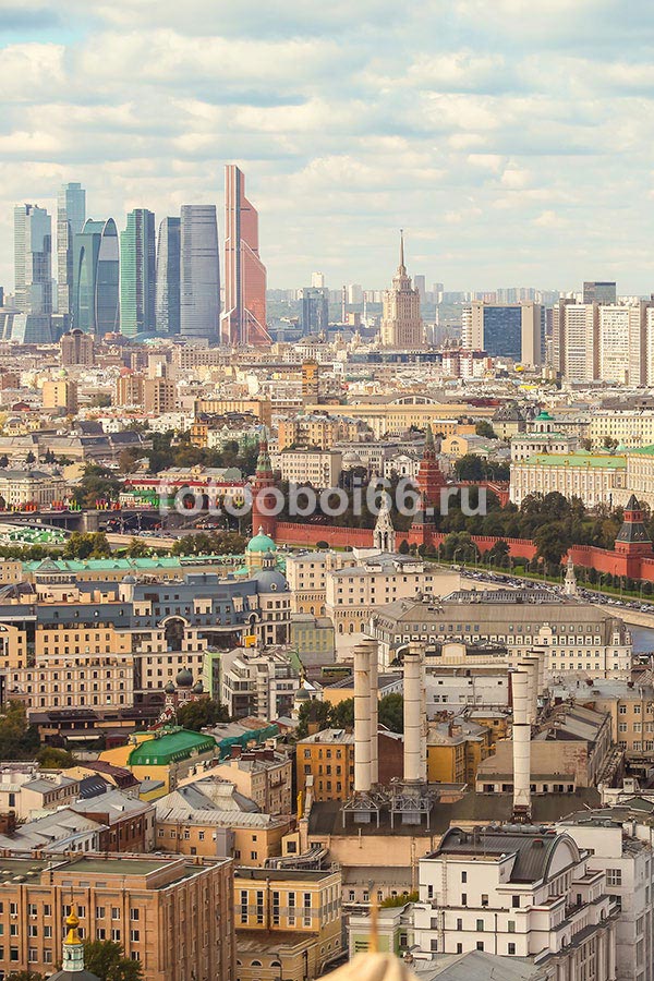 Фотообои Москва с высоты, Мода Интерио /ш*в: 1.8*2.7 м