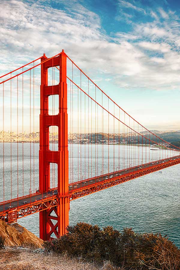 Фотообои Мост в Сан-Франциско, Мода Интерио /ш*в: 0.9*2.7 м