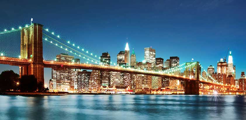 Фотообои "Бруклинский мост", Divino Decor A1-064 / ш*в: 3*1,47 м