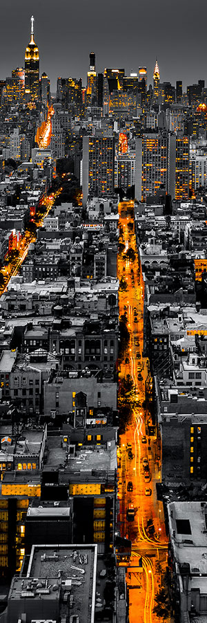 Фотообои Огни города, Мода Интерио /ш*в: 0.9*2.7 м